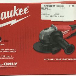 Milwaukee 2686-20 M18 4-1/2” / 5” Cut-Off Grinder W/ Paddle Switch Brand New Open Box