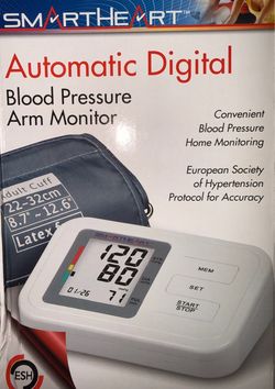 SmartHeart Automatic Digital Blood Pressure Arm Monitor