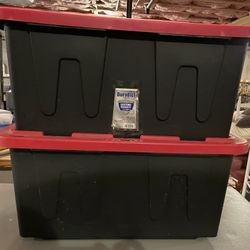 Two-DURABUILT Tough Box 27 Gal.