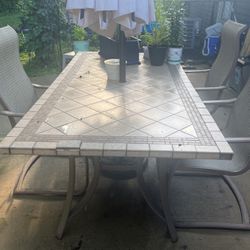 Large Patio Table 