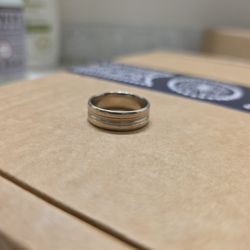Men's Lorell Wedding Band 10k White Gold (Best Offer)
