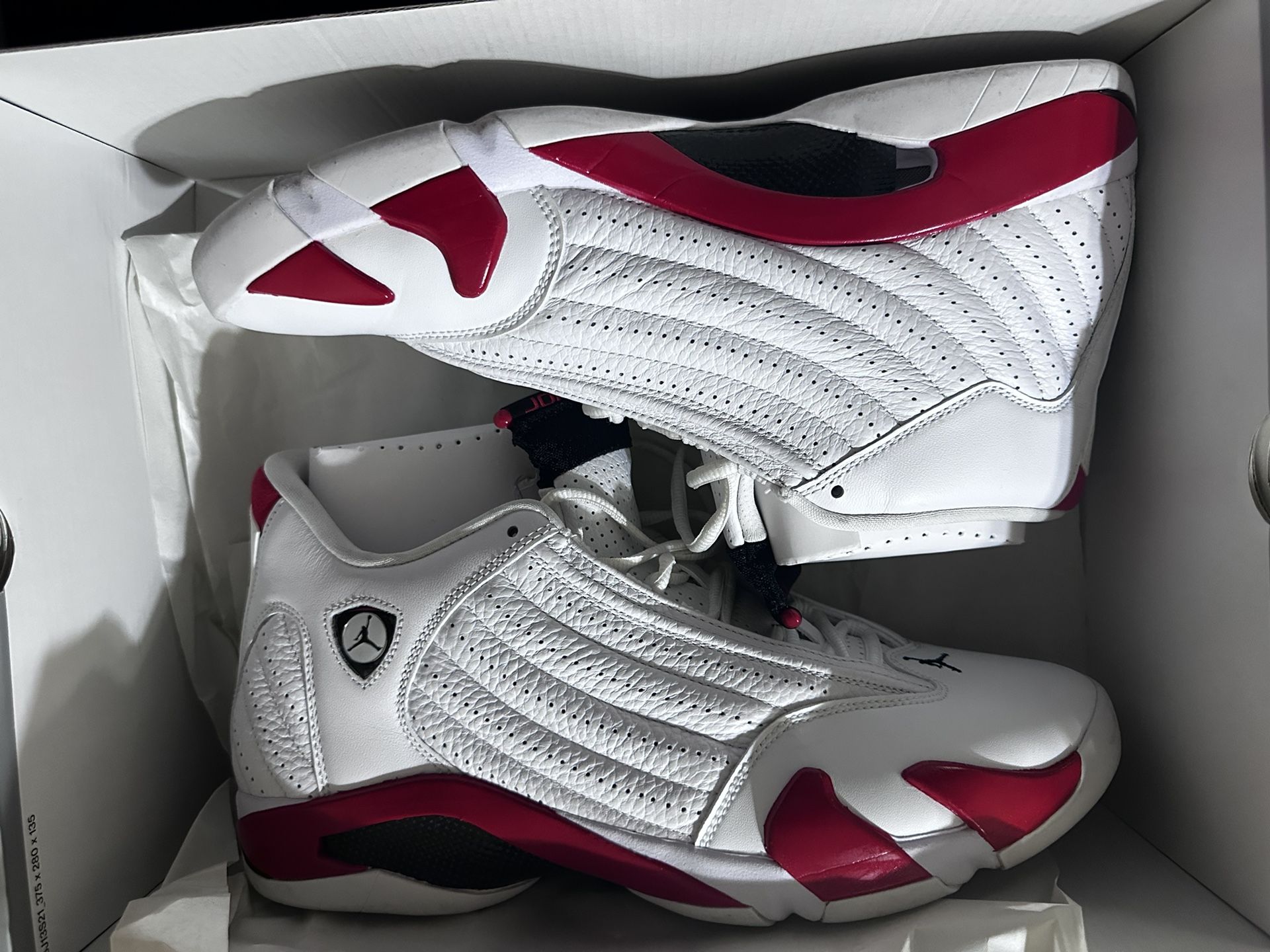 Air Jordan Retro Candy Cane/rip Hamilton 14s Sz. 13