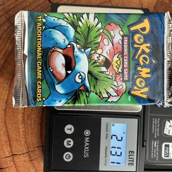 MEGA HEAVY Pokemon Base Set Pack 21.31g