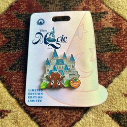 Disney Pin Chip & Dale Castle 2023 Magic Hap-Pins W/mini pin LE 750