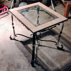 Glass Top Table 