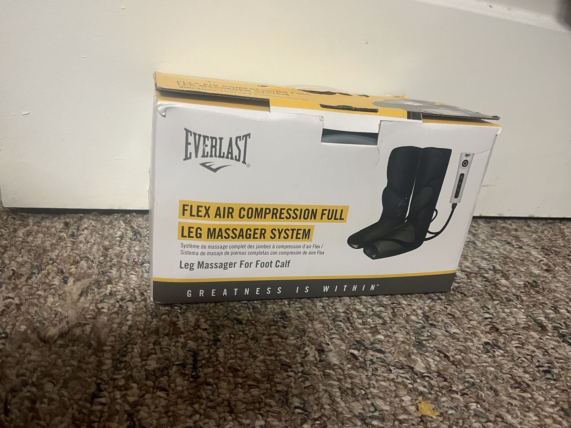 Everlast Flex Air Compression Leg Massager System