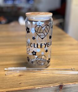 Volleyball glass cups $8 each
