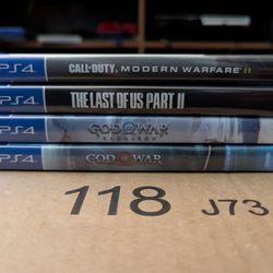 Ps4 Games (Look In Description)