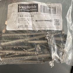 SnapNRack Solar Mounting Solutions Washer Lag, 4 1/2IN, SS 