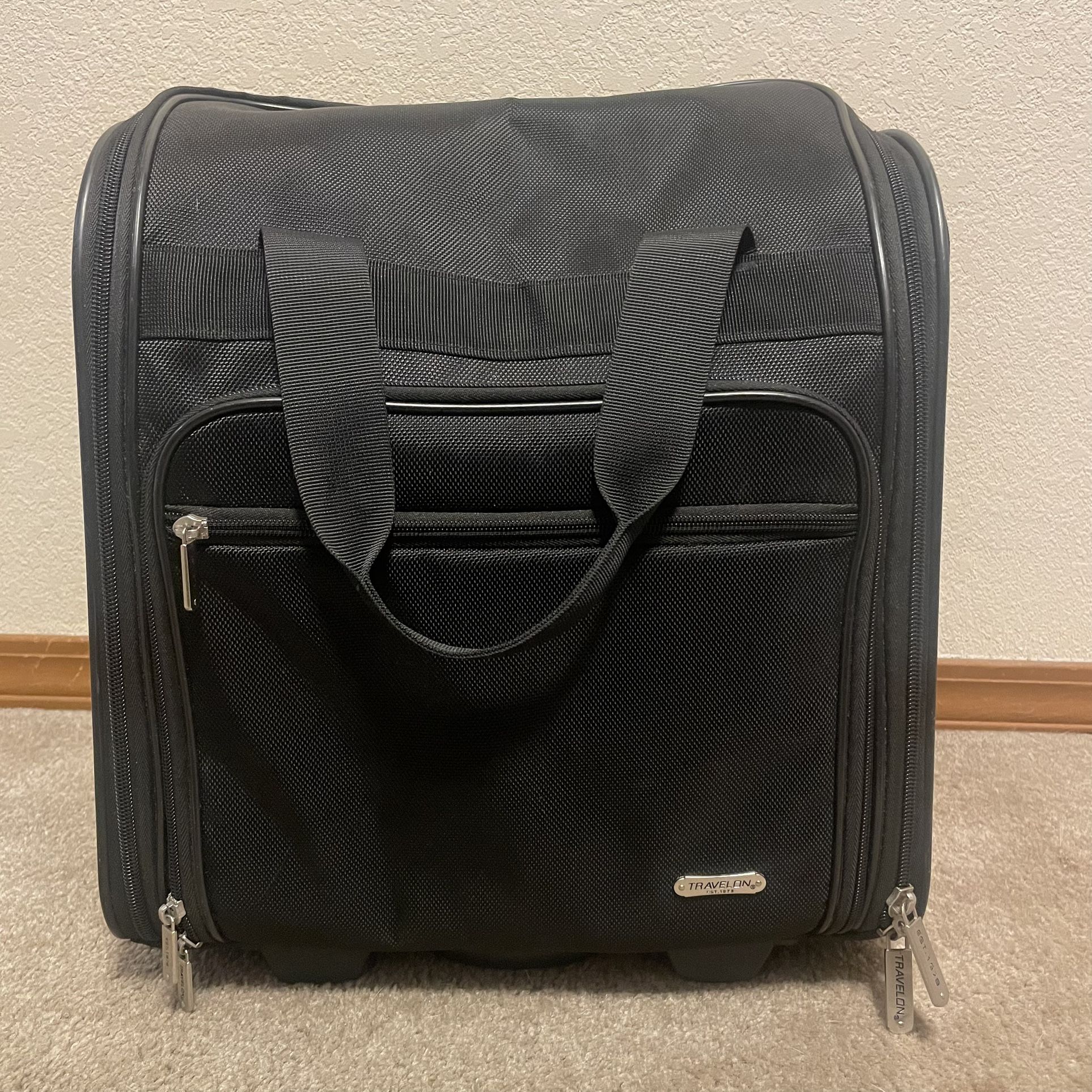 Travelon Underseat Carry-On Bag with Wheels
