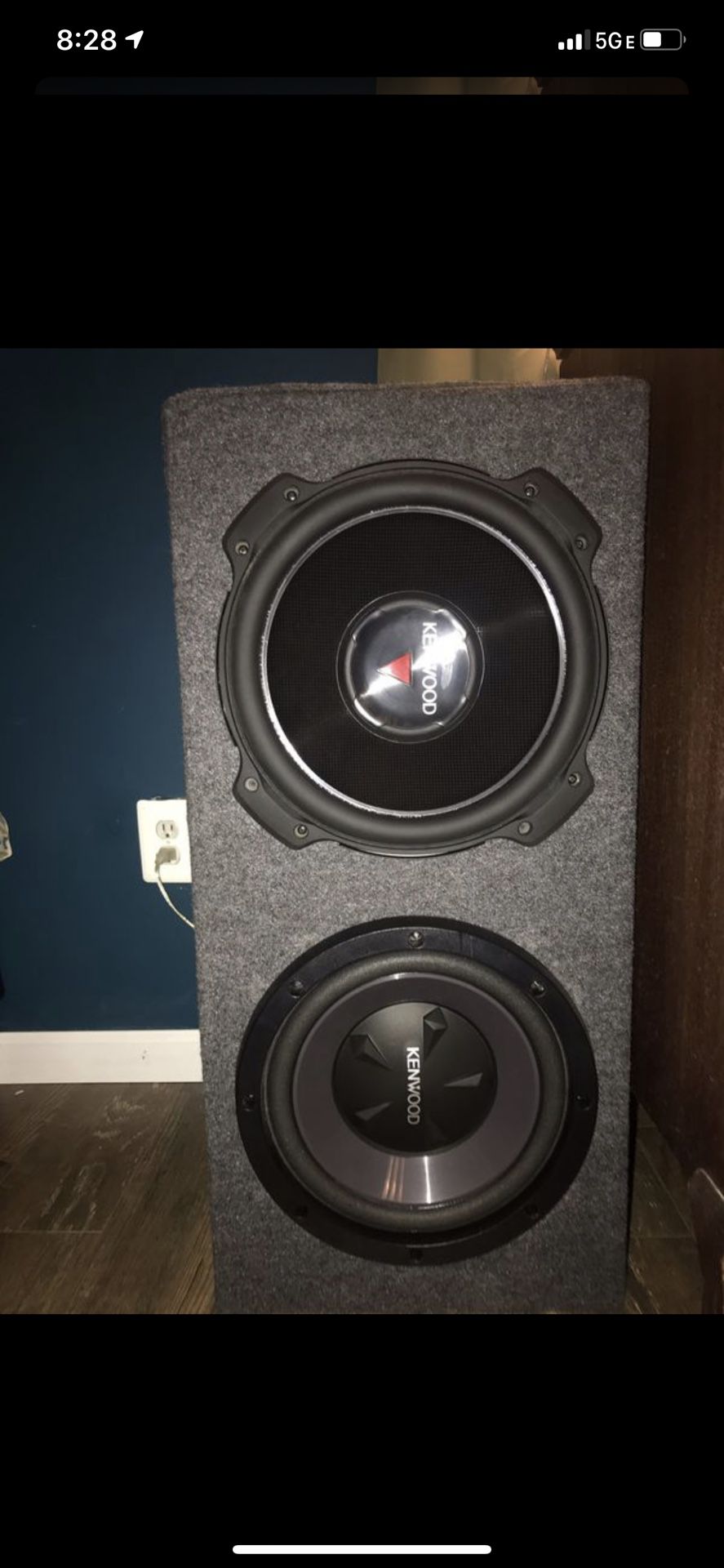 12” subs with enclosure and amplifier