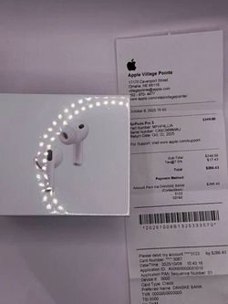 AirPod Pro gen 3’s With receipt