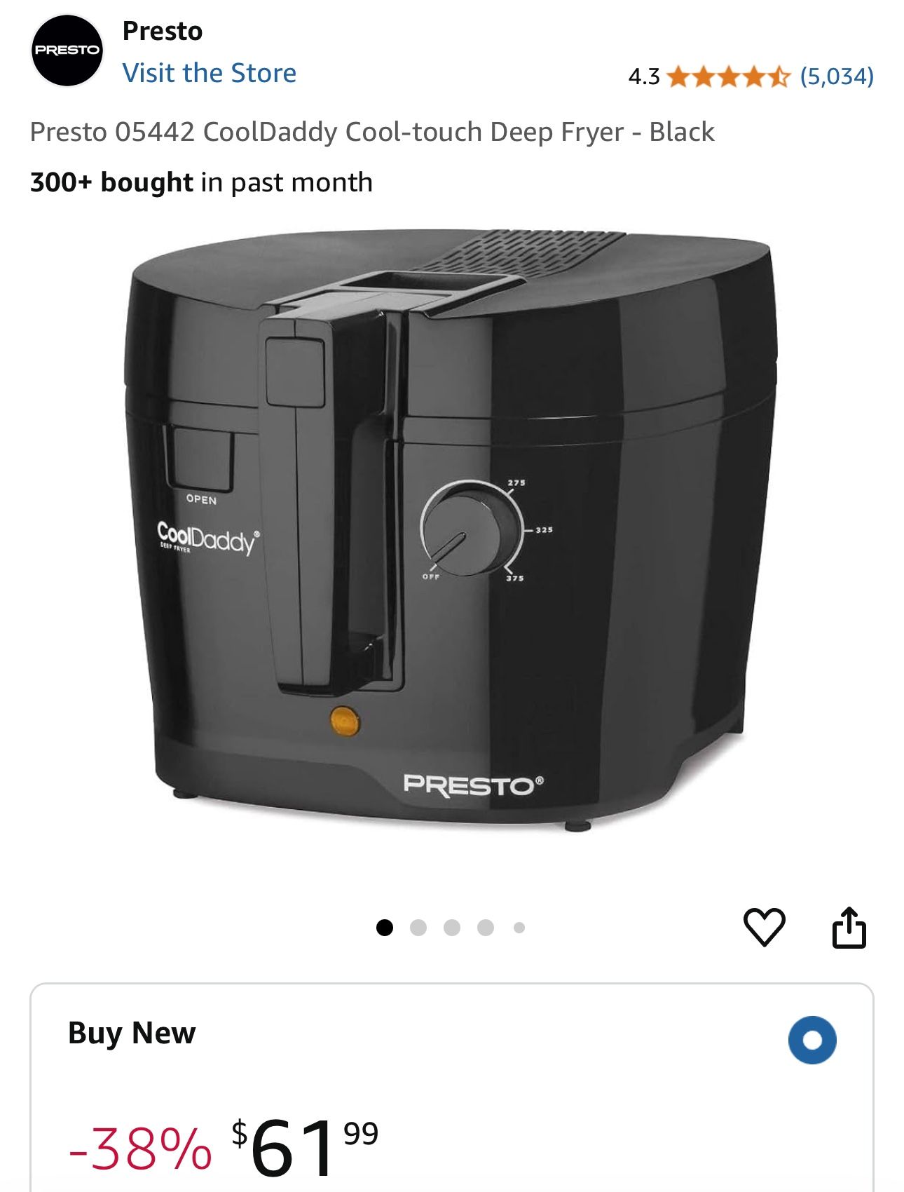 Presto Deep Fryer 
