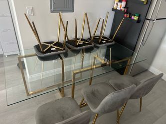 Dining table set