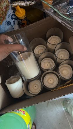 White Candles Used