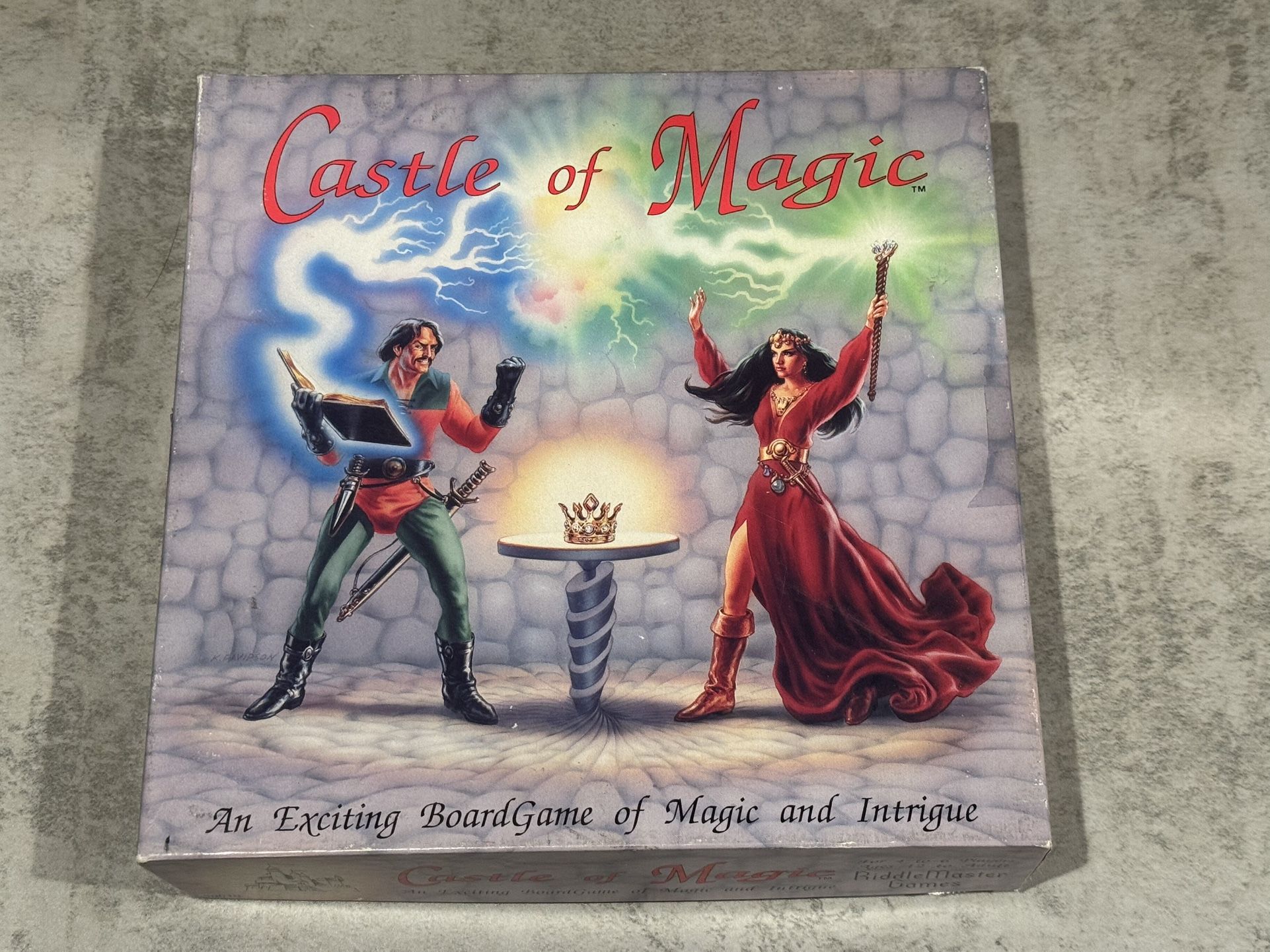 "Castle of Magic" Board Game Excellent Vintage 1991 Fantasy Game - Complete!