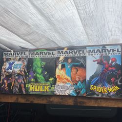 Marvel Encyclopedia Vol 2, 3, 4 & 6 