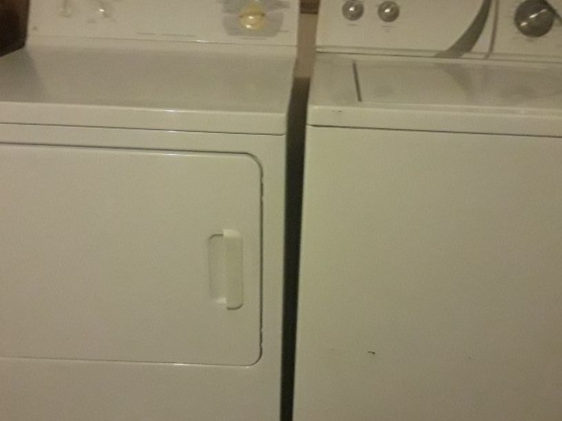 Washer and dryer