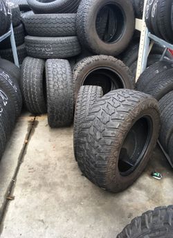 Used mud tires and all terrain