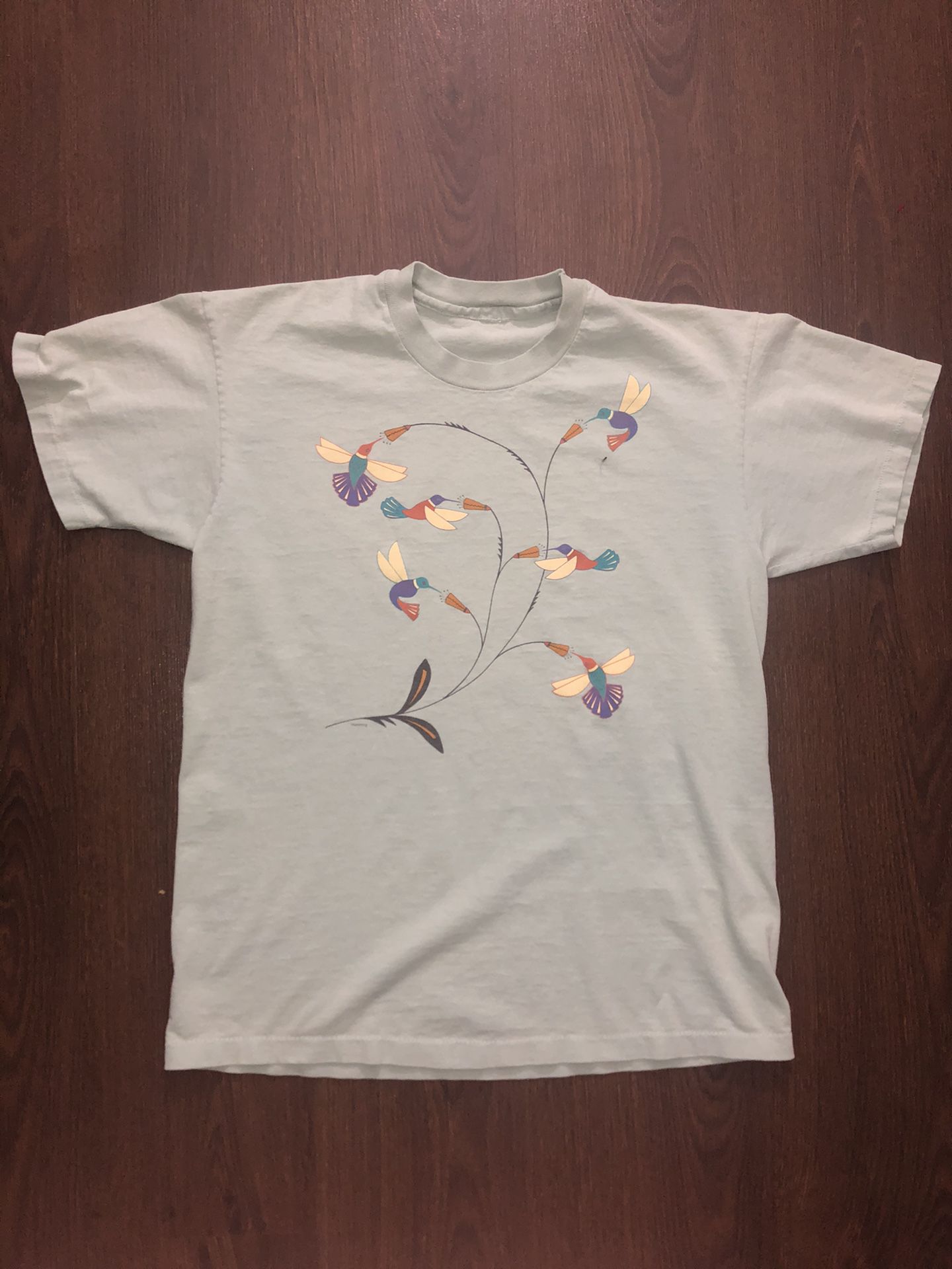 Vintage Hummingbird T Shirt Adult Medium