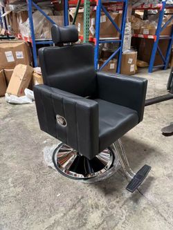 Barber chair, recliner