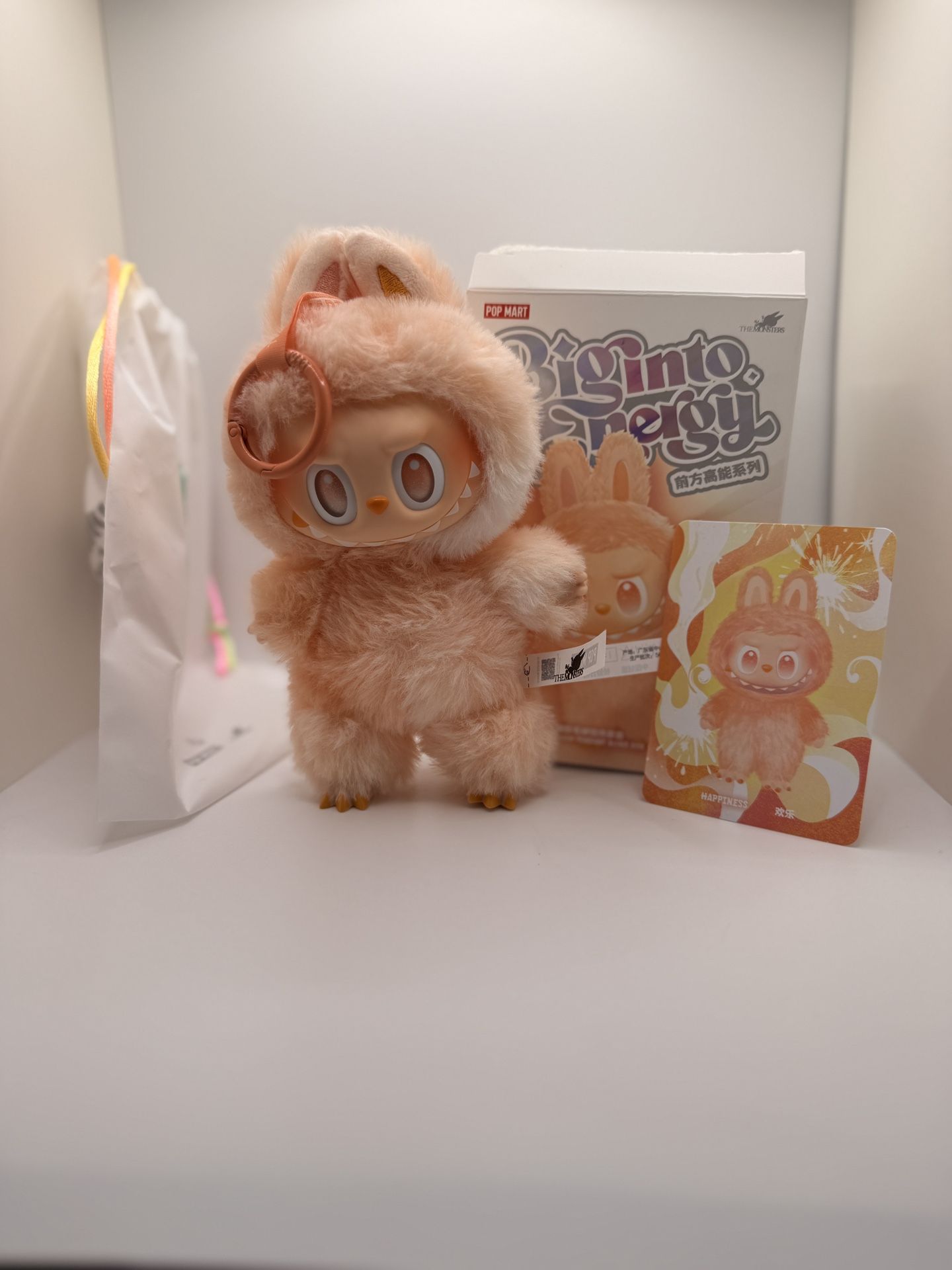 Genuine LABUBU Big Into Energy (Happiness) New With Box