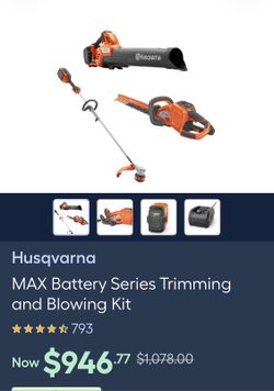 New Never Used HUSQVANA weed Whacker, Hedger And Blower