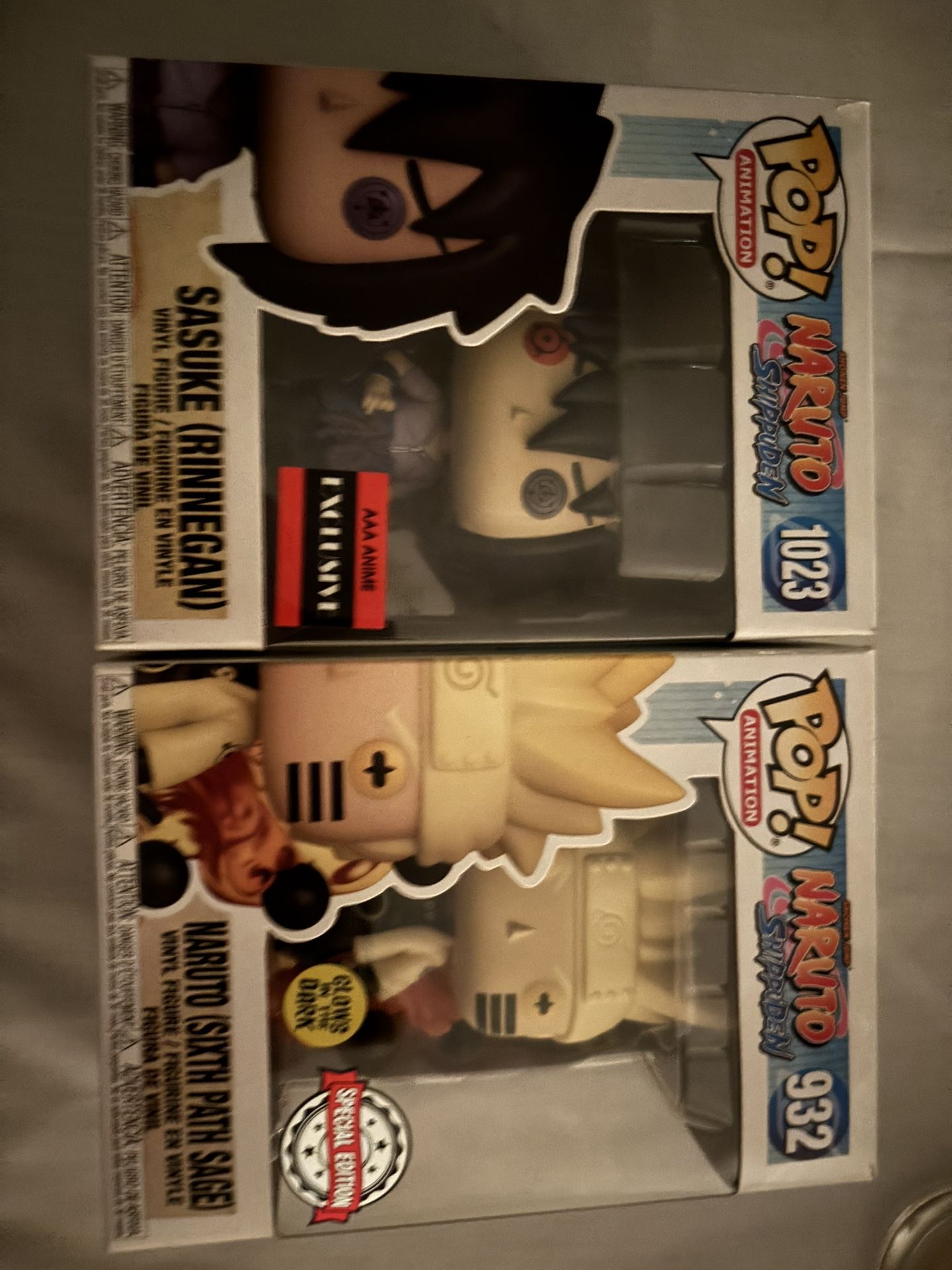 Naruto Sasuke Rinnegan Pop! Vinyl Figure - AAA Anime - ST & POP! SE Sticker Naruto - Naruto (Sixth Path Sage)