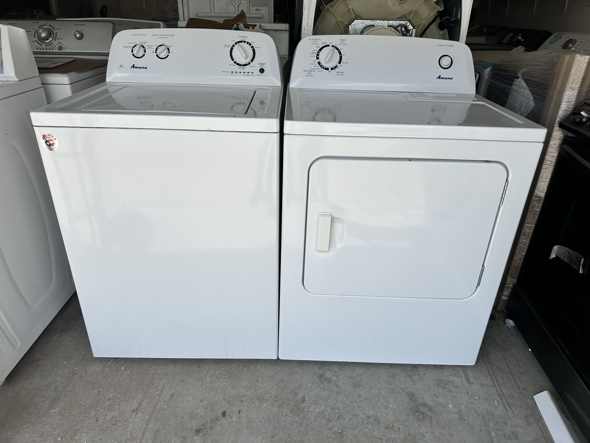 Amana Washer And Amana Electric Dryer ((FREE DELIVERY/INSTALLATION))