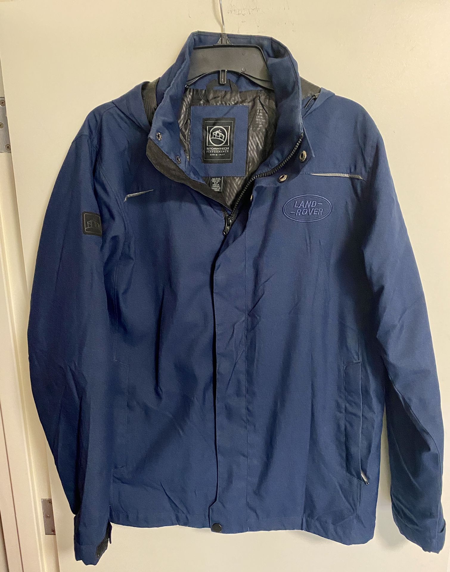 Land Rover Stormtech Performance Raincoat Jacket Small Blue