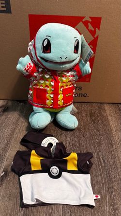 Build-A-Bear Pokémon Squirtle Plush with Outfits
