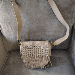 Frye Purse Cream/ Tan Color 