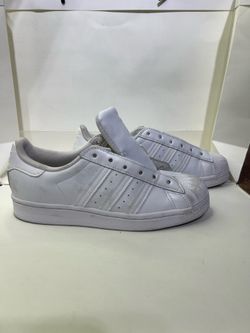 Adidas Superstar Triple White Shell Toe – Men's 6 / Women's 7.5 – Classic 2022 – Cleaned & Ready