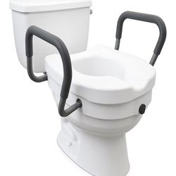 "COMPASS" *EZ LOCK* RAISED TOILET SEAT