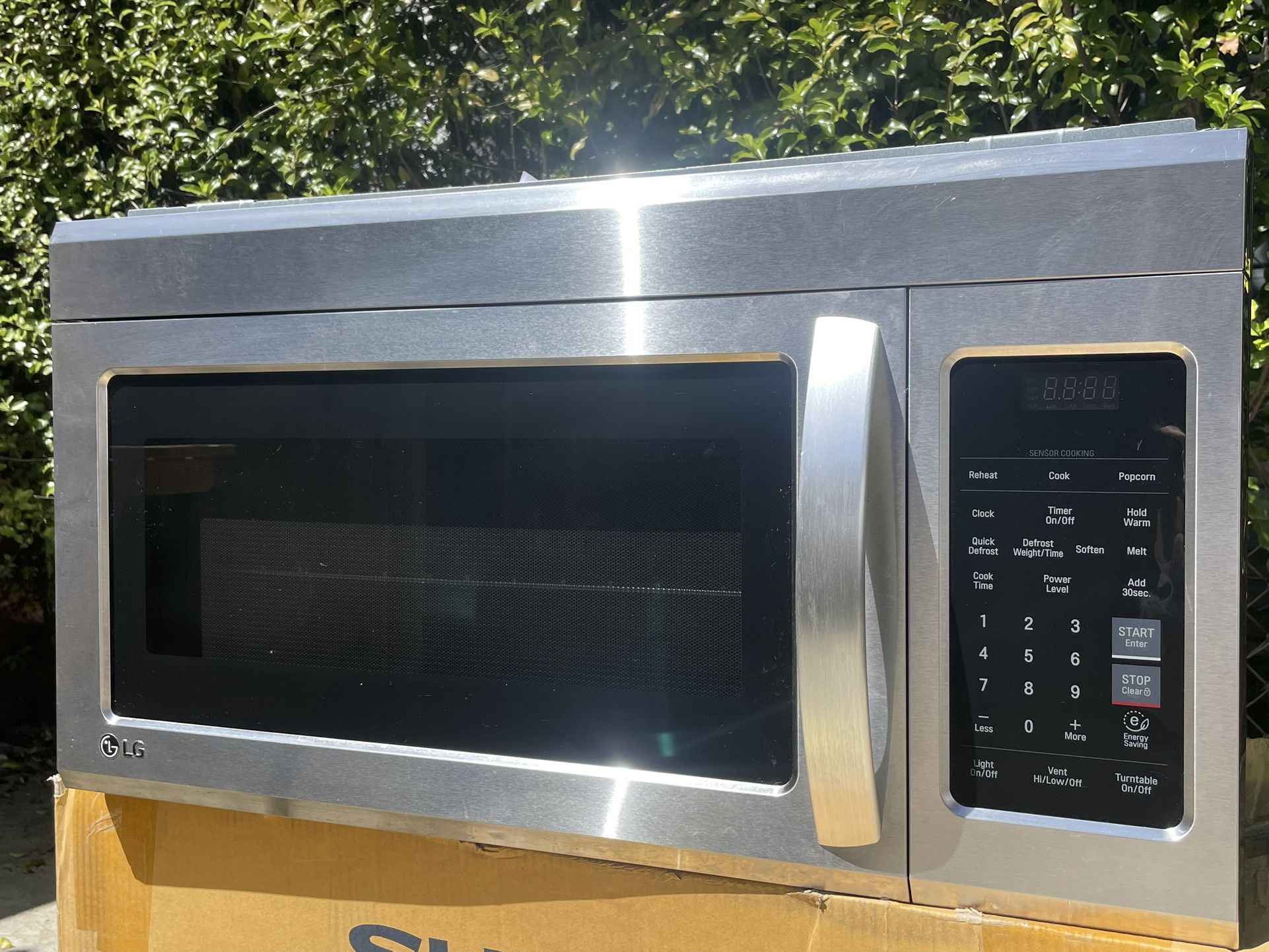 LG over the range microwave