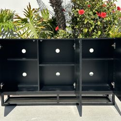 Modern Multi-Tone Wood Storage Cabinet / Dresser