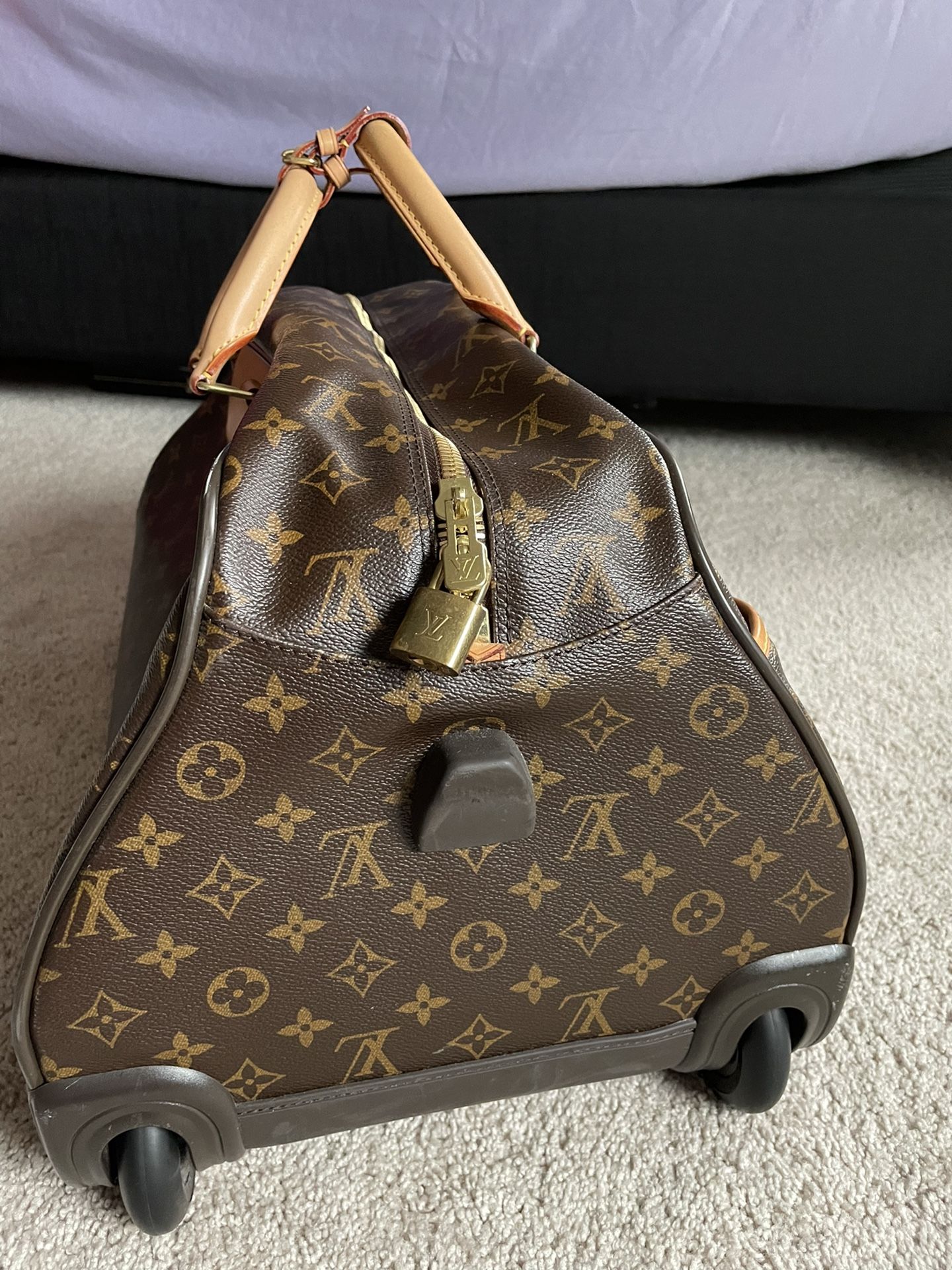 Louis Vuitton Luxury Travel Suitcase Bag Authentic
