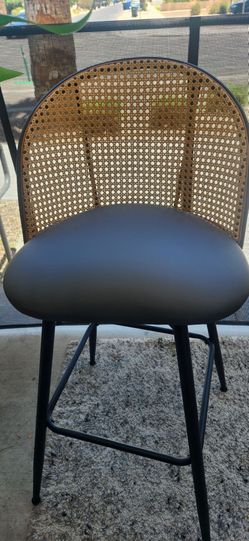 Rattan Back Bar Stools (set of 2) $40/each