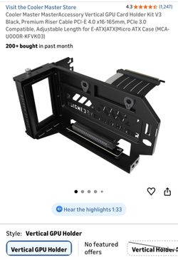 Cooler Master Vertical GPU bracket.