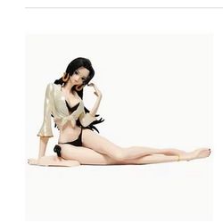 Female Anime Action Black Hair Figure