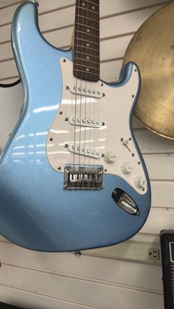 Blue electric squier