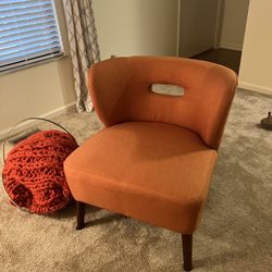 2 High End MCM Side Chairs/ scotch, guarded custom material