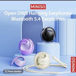 Miniso X15Pro Wireless Headphones Bluetooth 5.4 Sport Headphones HIFI sound