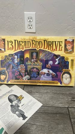 1993 Milton Bradley 13 Dead End Drive Board game.