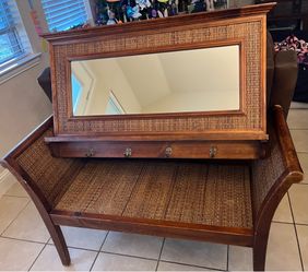 Pier One Bench and Mirror