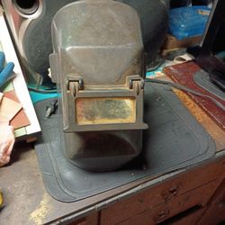 Welding Helmet Leatherhood Leather Jacket