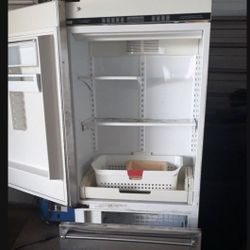 Viking Stainless Steel Refrigerator And Freezer