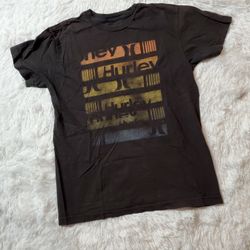 HURLEY X BLACK LOGO GRAPHIC T-SHIRT