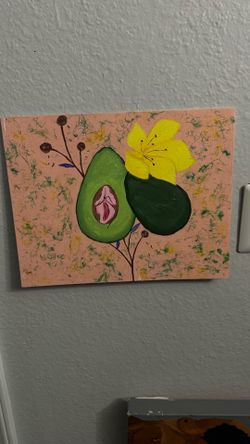 Avocado V painting