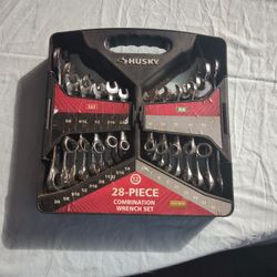Husky 28 Piece Combination Wrench Set
